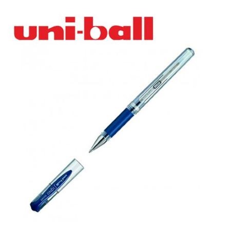 Lapicera Roller Uni Ball UM-153 board Gel 1mm Azul Grip de caucho
